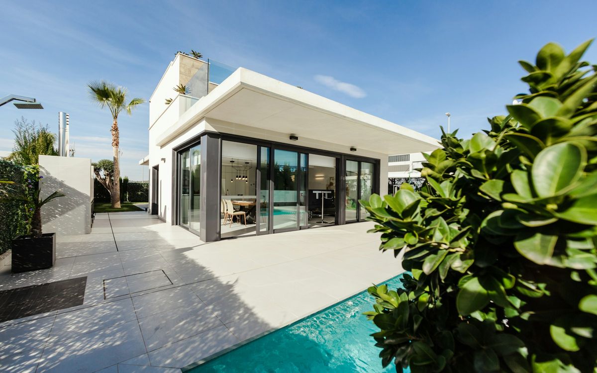 Newly built detached house in Mallorca, completed, with terrace and swimming pool